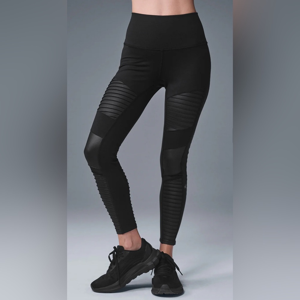Alo 7/8 High-Waist Moto Legging